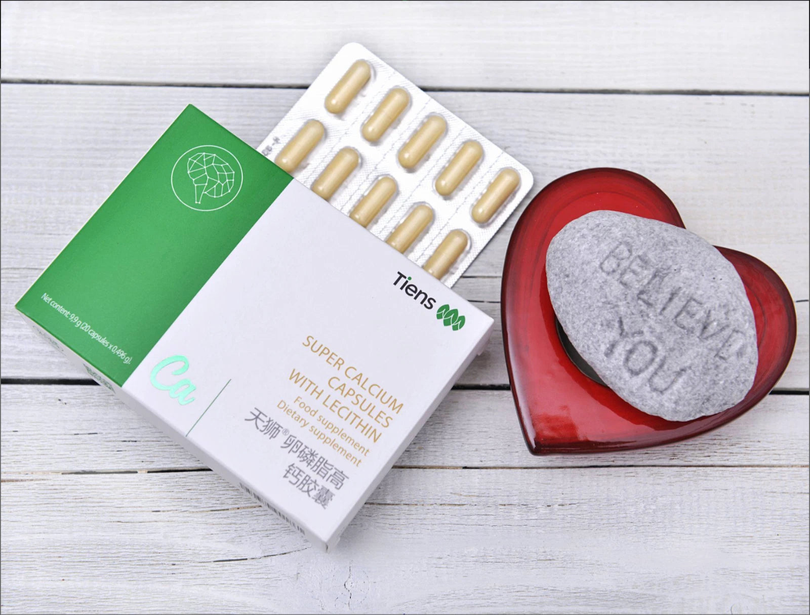 TIENS Super Calcium Capsules with Lecithin